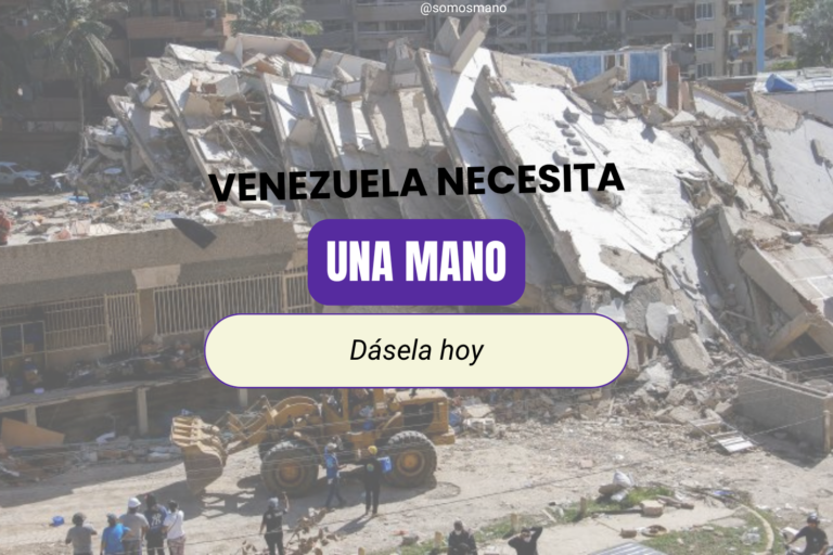 Venezuela necesita una mano. Dásela hoy.